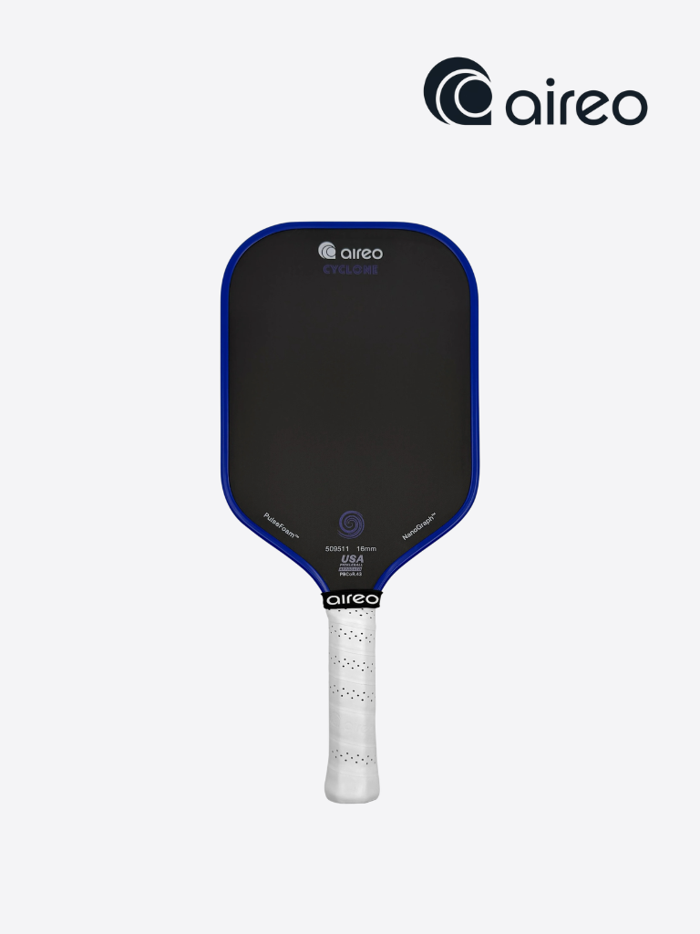 AIREO Cyclone Pickleball Paddle Elongated - Dark Blue