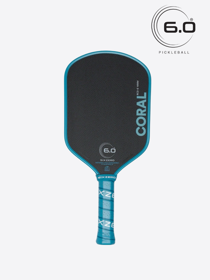 Six Zero Coral Pickleball Paddle - Elongated 3 Colors