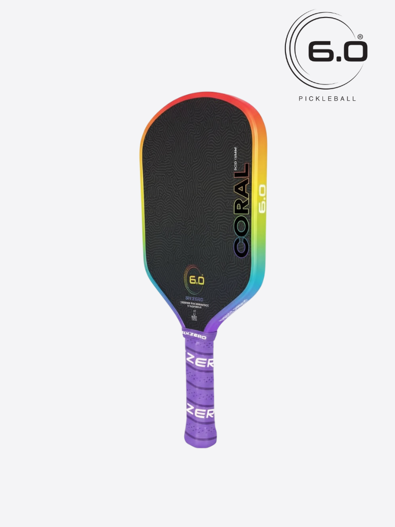 Six Zero Coral Pickleball Paddle - Hybrid 4 Colors – 你來我網