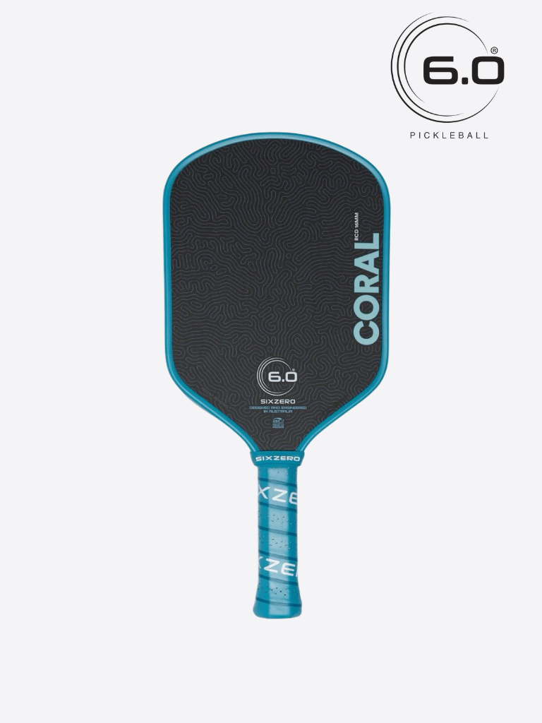 Six Zero Coral Pickleball Paddle - Hybrid 3 Colors