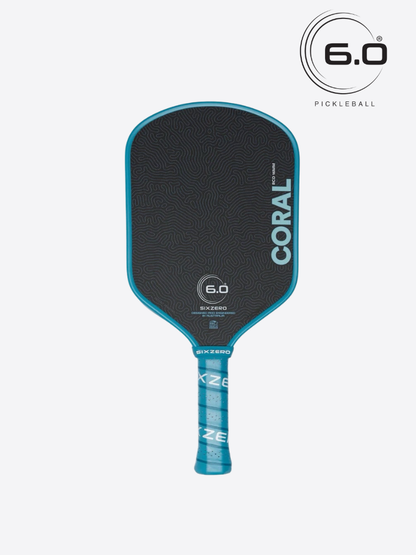 Six Zero Coral Pickleball Paddle - Hybrid 3 Colors