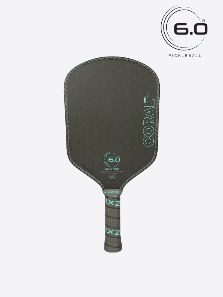 Six Zero Coral Pro Pickleball Paddle - Hybrid [PRE-ORDER]