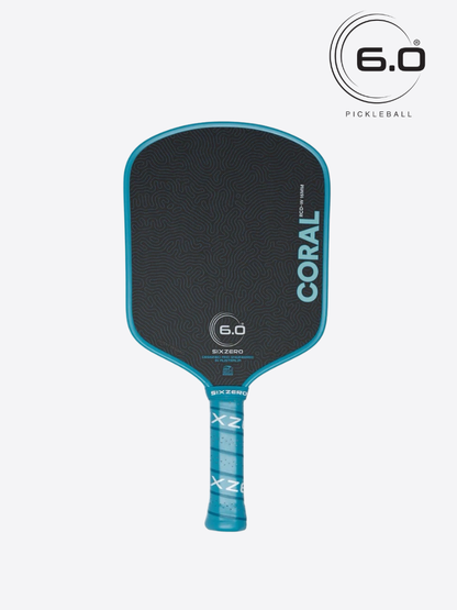 Six Zero Coral Pickleball Paddle - Widebody 3 Colors