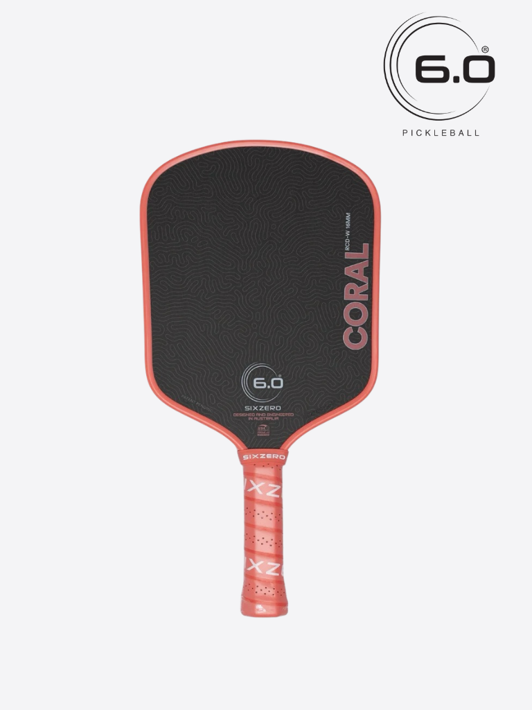 Six Zero Coral Pickleball Paddle - Widebody 3 Colors